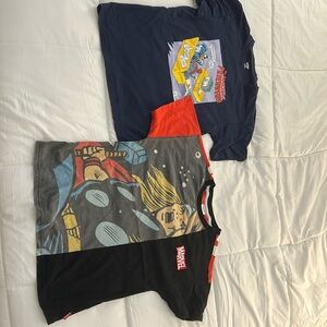 2 Marvel t-shirts for boys size 11-12. Great condition!